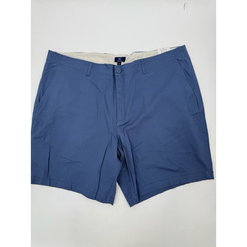 George Shorts 44 Men's Lot of 2 Blue Cotton 8" inseam Classic Twill NEW